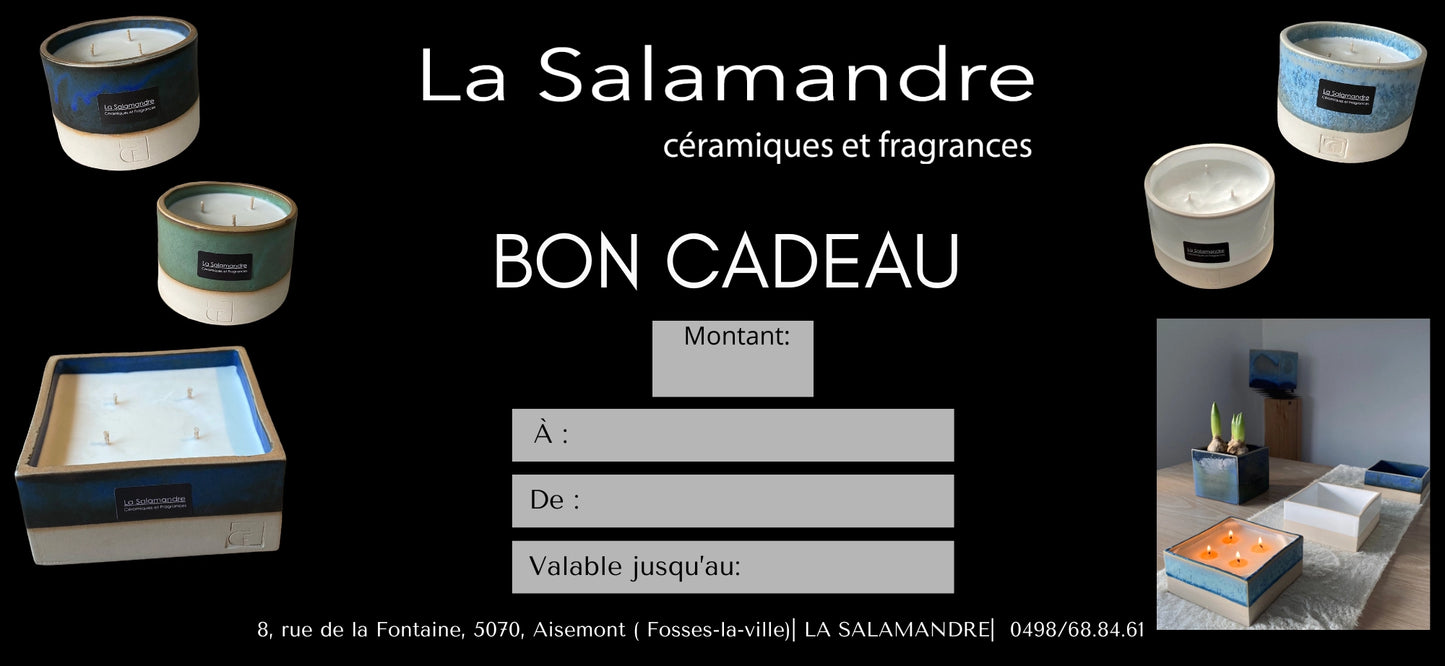 Bon cadeau imprimé